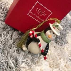 NEW Lenox Penguin ornament